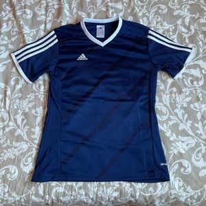 Adidas 3 Stripes Soccer Shirt W Size S